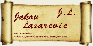 Jakov Lašarević vizit kartica